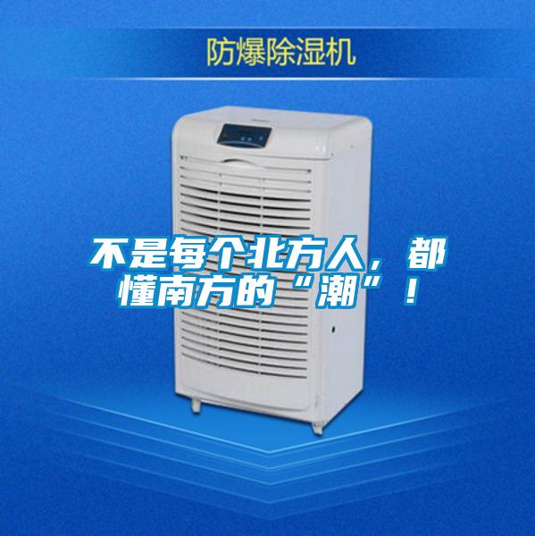 不是每個(gè)北方人，都懂南方的“潮”！
