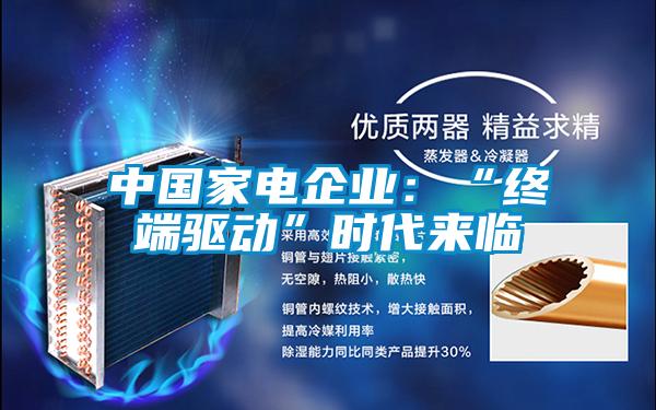 中國家電企業(yè)：“終端驅(qū)動”時(shí)代來臨