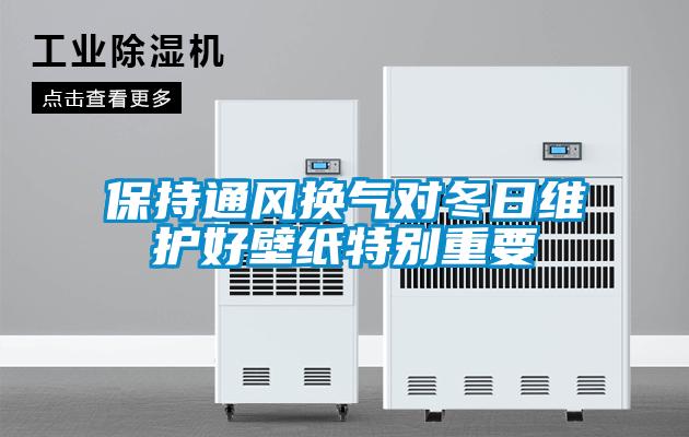 保持通風(fēng)換氣對冬日維護好壁紙?zhí)貏e重要