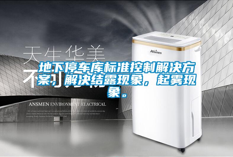 地下停車(chē)庫(kù)標(biāo)準(zhǔn)控制解決方案，解決結(jié)露現(xiàn)象，起霧現(xiàn)象。