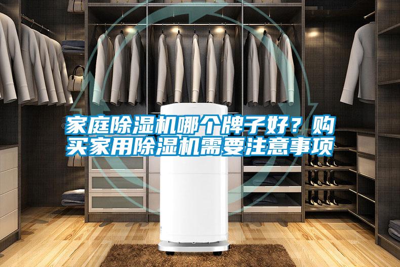 家庭除濕機哪個牌子好?購買家用除濕機需要注意事項