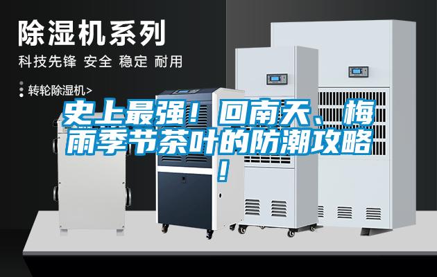 史上最強(qiáng)！回南天、梅雨季節(jié)茶葉的防潮攻略！