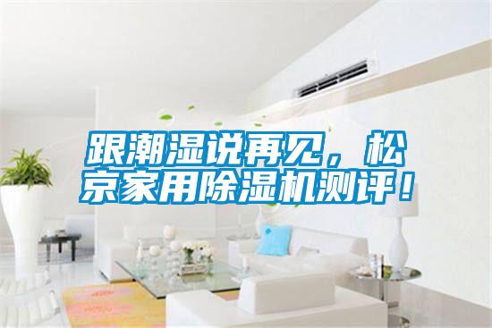 跟潮濕說再見，松京家用除濕機(jī)測(cè)評(píng)！