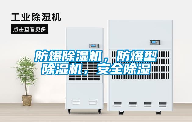 防爆除濕機，防爆型除濕機，安全除濕