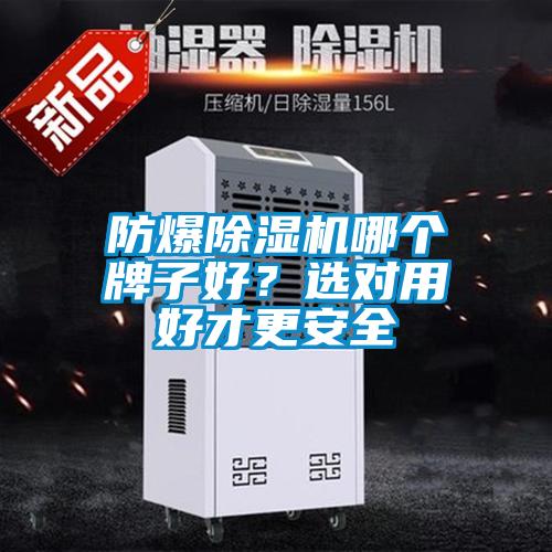 防爆除濕機(jī)哪個牌子好？選對用好才更安全