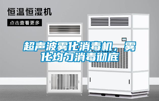 超聲波霧化消毒機，霧化均勻消毒徹底