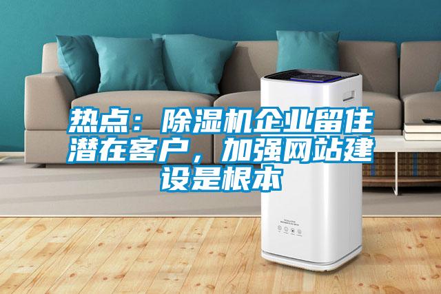 熱點(diǎn)：除濕機(jī)企業(yè)留住潛在客戶(hù)，加強(qiáng)網(wǎng)站建設(shè)是根本