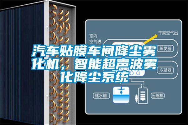 汽車貼膜車間降塵霧化機，智能超聲波霧化降塵系統(tǒng)