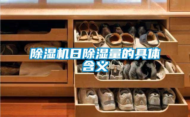 除濕機(jī)日除濕量的具體含義