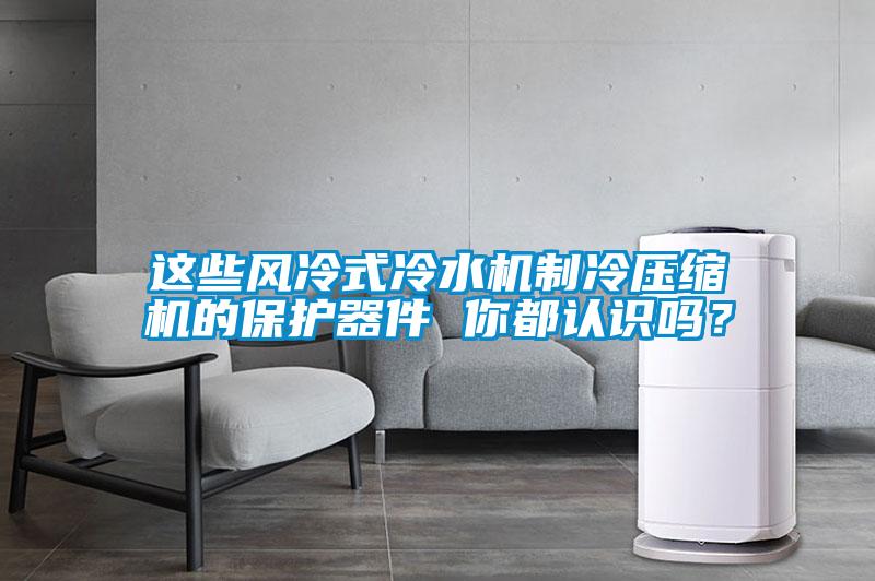 這些風(fēng)冷式冷水機(jī)制冷壓縮機(jī)的保護(hù)器件 你都認(rèn)識嗎？
