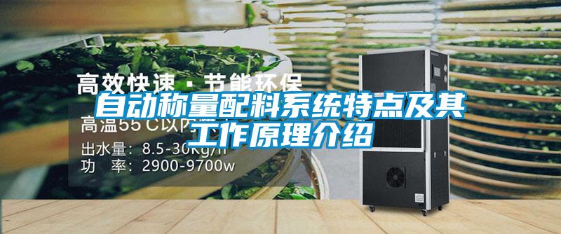自動(dòng)稱量配料系統(tǒng)特點(diǎn)及其工作原理介紹