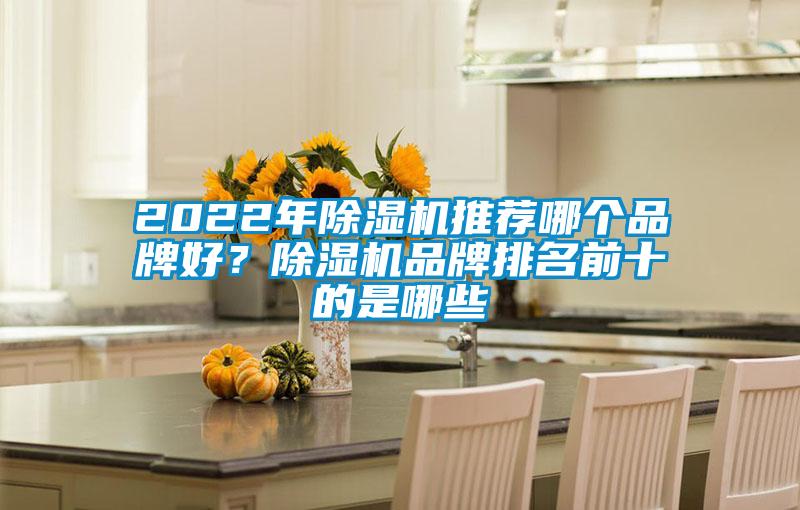 2022年除濕機推薦哪個品牌好？除濕機品牌排名前十的是哪些