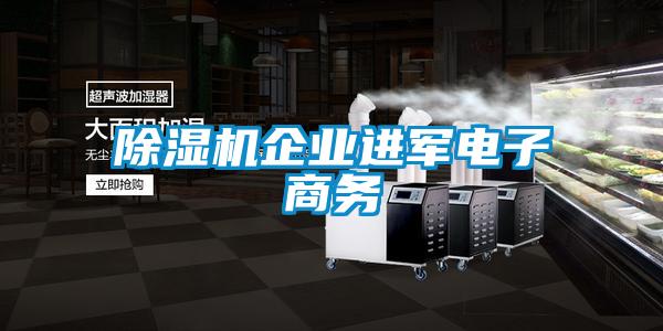 除濕機企業(yè)進軍電子商務(wù)