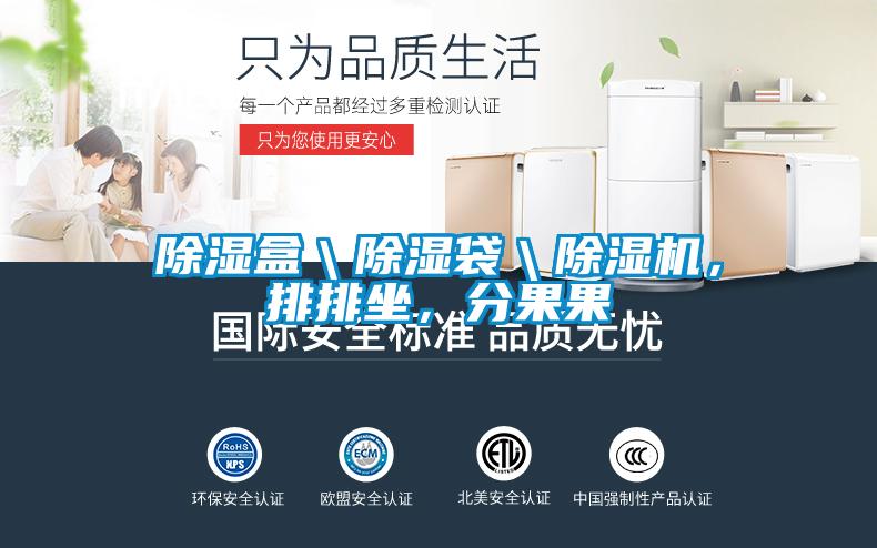 除濕盒＼除濕袋＼除濕機，排排坐，分果果