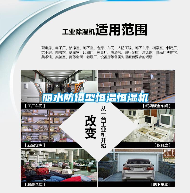 麗水防爆型恒溫恒濕機(jī)