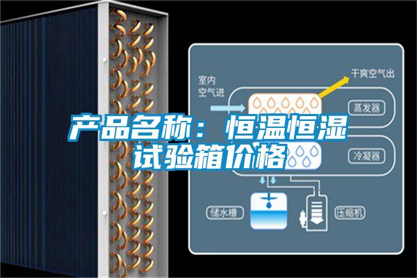 產(chǎn)品名稱：恒溫恒濕試驗(yàn)箱價(jià)格
