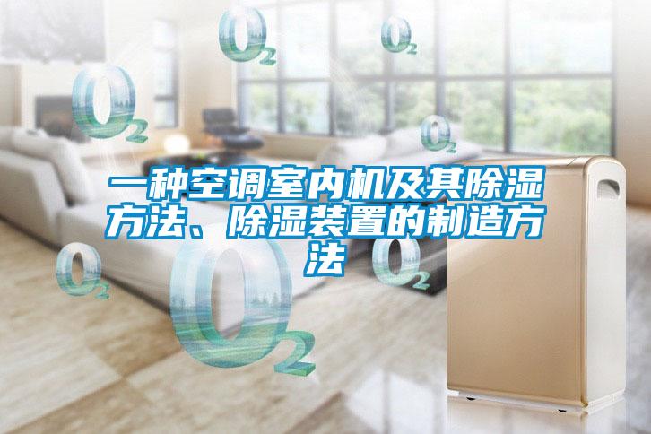 一種空調(diào)室內(nèi)機(jī)及其除濕方法、除濕裝置的制造方法