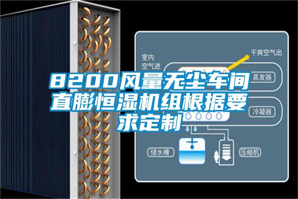 8200風(fēng)量無塵車間直膨恒濕機組根據(jù)要求定制