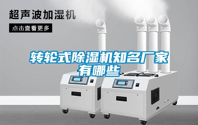 轉(zhuǎn)輪式除濕機知名廠家有哪些