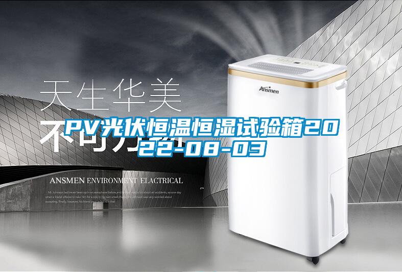 PV光伏恒溫恒濕試驗(yàn)箱2022-08-03