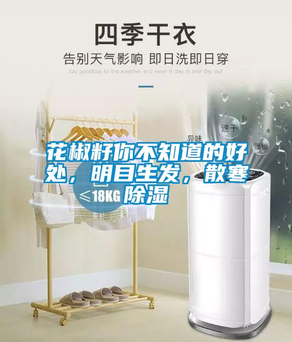 花椒籽你不知道的好處，明目生發，散寒除濕
