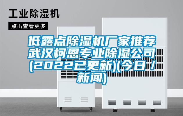 低露點除濕機廠家推薦武漢柯恩專業除濕公司(2022已更新)(今日／新聞)