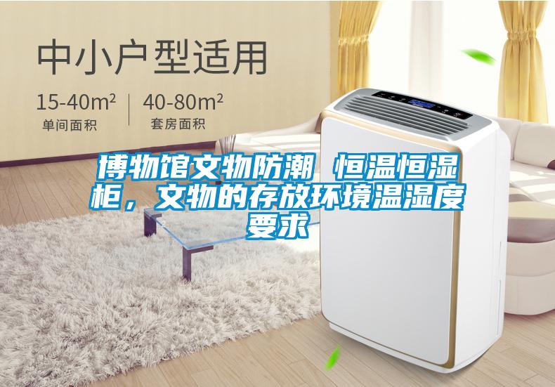博物館文物防潮 恒溫恒濕柜，文物的存放環境溫濕度要求
