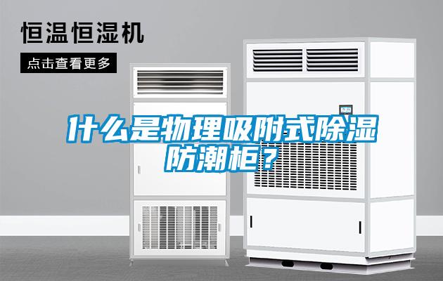 什么是物理吸附式除濕防潮柜？