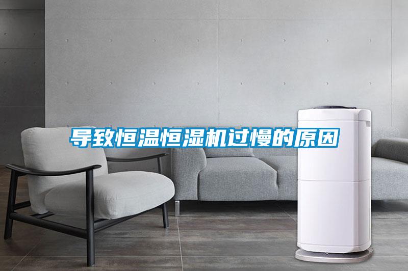 導(dǎo)致恒溫恒濕機(jī)過慢的原因