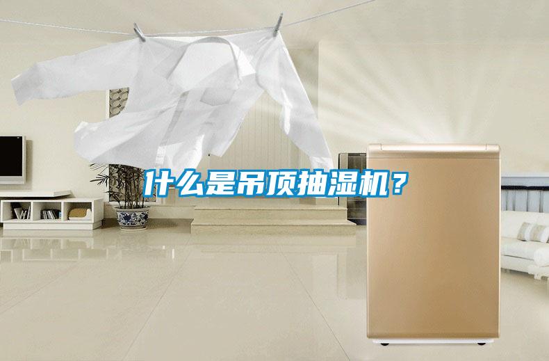 什么是吊頂抽濕機？