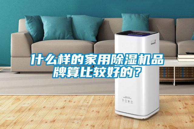 什么樣的家用除濕機品牌算比較好的？