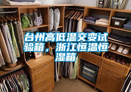 臺州高低溫交變試驗箱，浙江恒溫恒濕箱