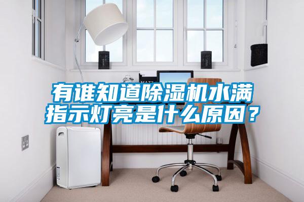 有誰知道除濕機水滿指示燈亮是什么原因？