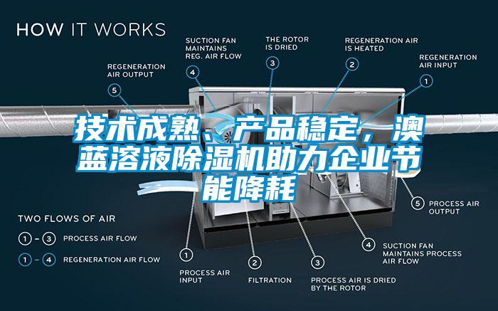 技術成熟、產品穩定，澳藍溶液除濕機助力企業節能降耗