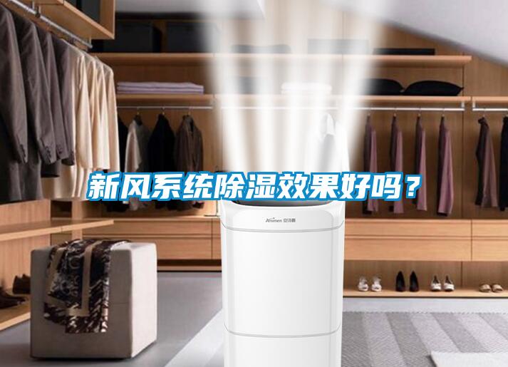 新風系統除濕效果好嗎？