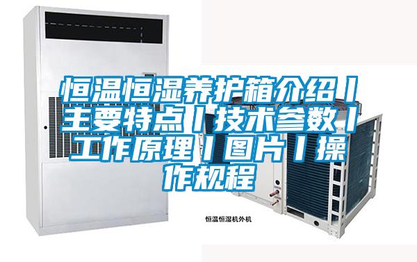 恒溫恒濕養(yǎng)護箱介紹丨主要特點丨技術參數(shù)丨工作原理丨圖片丨操作規(guī)程