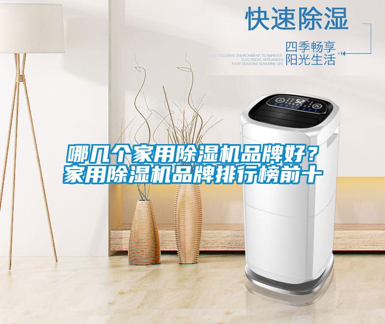 哪幾個家用除濕機品牌好？家用除濕機品牌排行榜前十