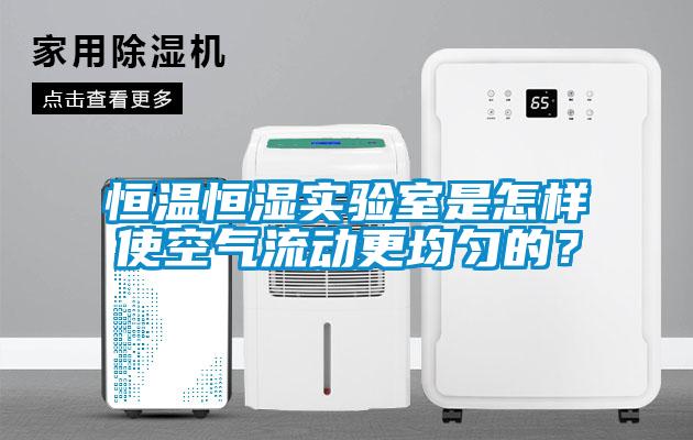 恒溫恒濕實(shí)驗(yàn)室是怎樣使空氣流動(dòng)更均勻的？