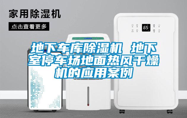 地下車庫(kù)除濕機(jī) 地下室停車場(chǎng)地面熱風(fēng)干燥機(jī)的應(yīng)用案例