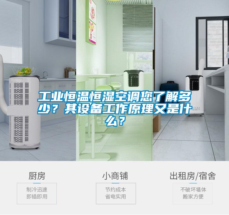 工業恒溫恒濕空調您了解多少？其設備工作原理又是什么？