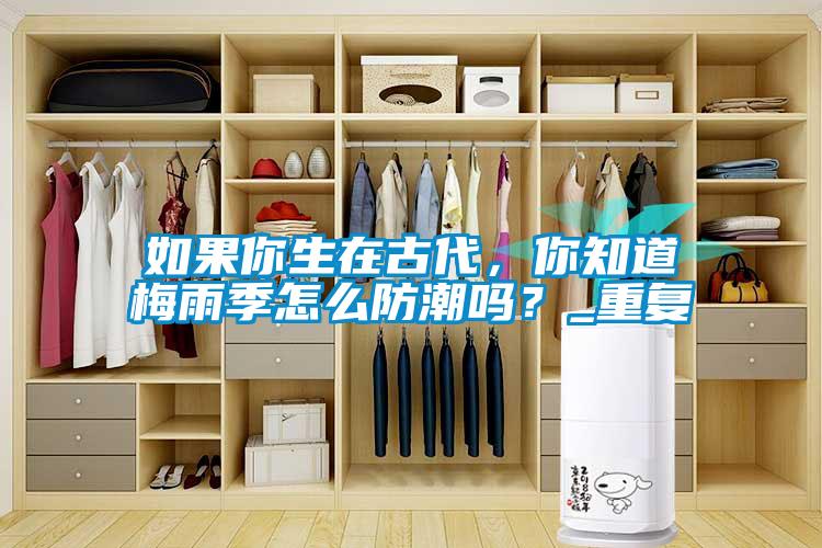 如果你生在古代，你知道梅雨季怎么防潮嗎？_重復