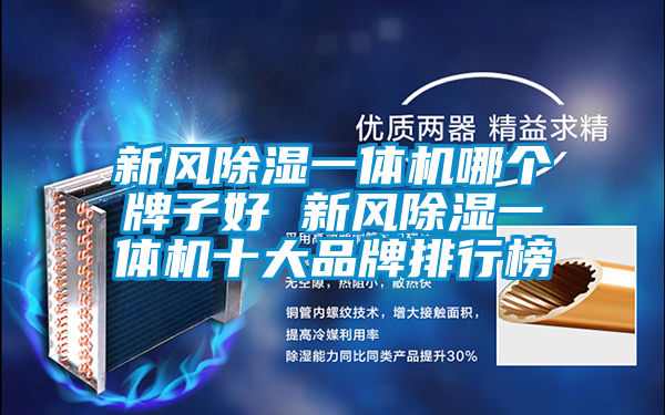 新風(fēng)除濕一體機(jī)哪個(gè)牌子好 新風(fēng)除濕一體機(jī)十大品牌排行榜