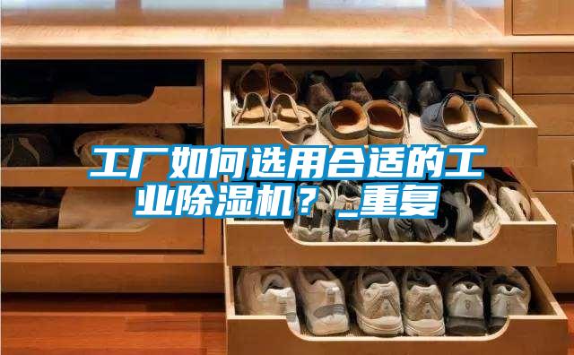 工廠如何選用合適的工業(yè)除濕機？_重復(fù)