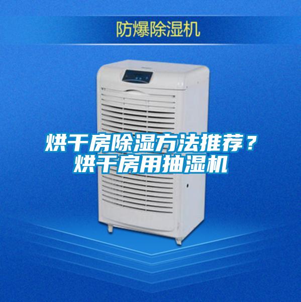 烘干房除濕方法推薦？烘干房用抽濕機