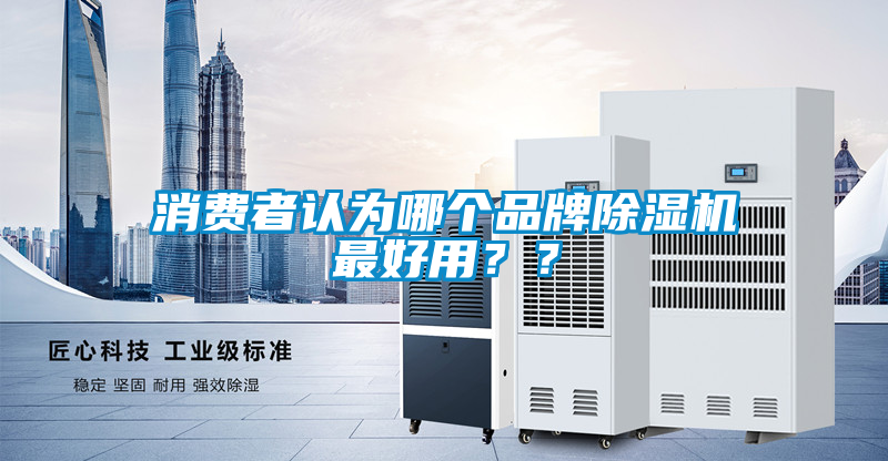 消費者認為哪個品牌除濕機最好用？？