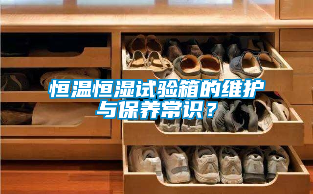 恒溫恒濕試驗箱的維護(hù)與保養(yǎng)常識？