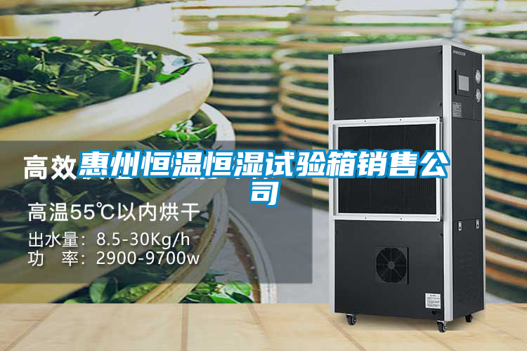 惠州恒溫恒濕試驗箱銷售公司