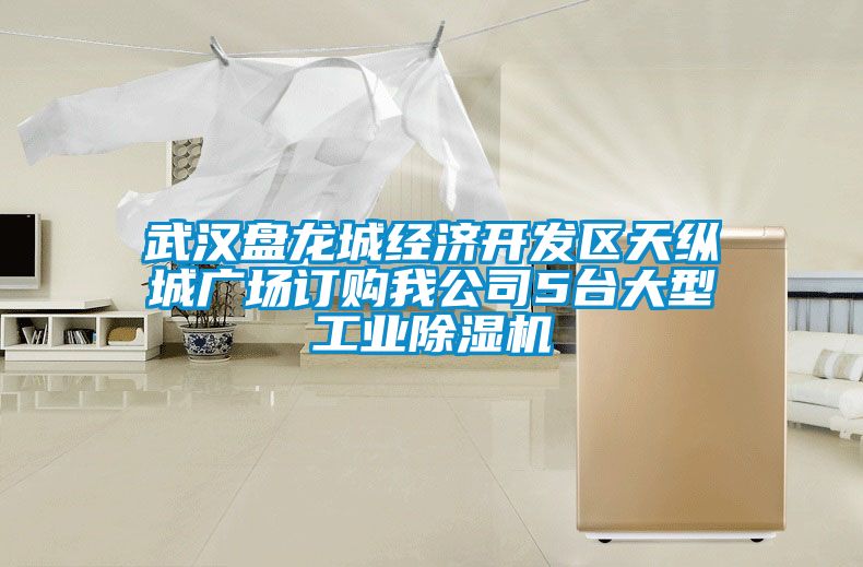 武漢盤龍城經(jīng)濟(jì)開(kāi)發(fā)區(qū)天縱城廣場(chǎng)訂購(gòu)我公司5臺(tái)大型工業(yè)除濕機(jī)