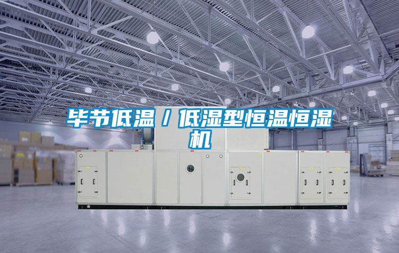 畢節(jié)低溫／低濕型恒溫恒濕機