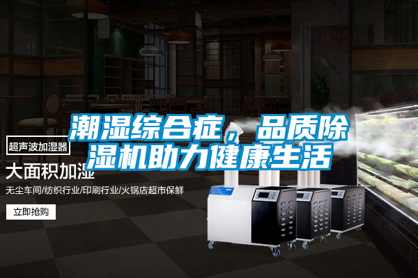 潮濕綜合癥，品質除濕機助力健康生活